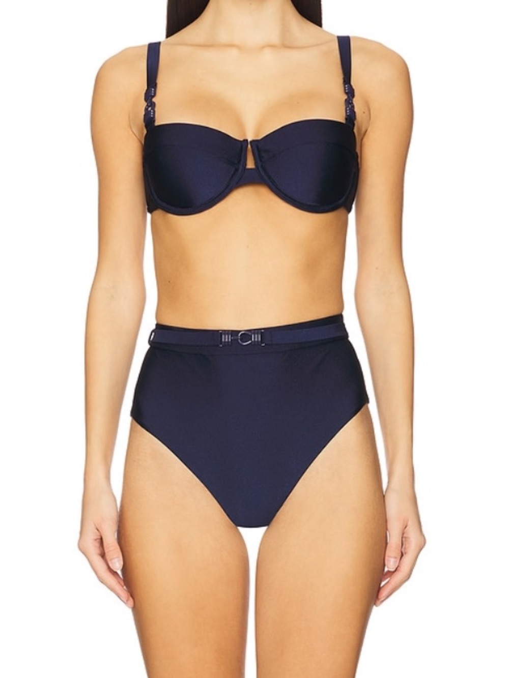 NEW Zimmermann navy blue everley balconette bikini set size 3 C/D